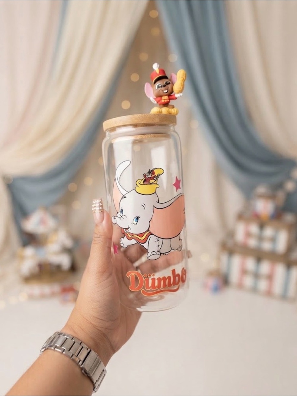 Custom Dumbo Glass 20oz Tumbler
